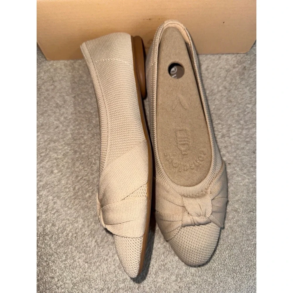 VIVAIA Bibi Knot Ballet Flats Elegant Almond Toe Comfort Everyday Shoes 7.5